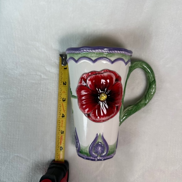 MWW Market Red Poppy Mug - Picture 3 of 6